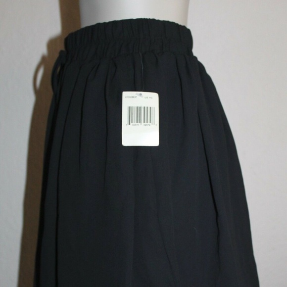 GUESS CHIFFON SKIRT COLOR BLACK SIZE M - Picture 3 of 5